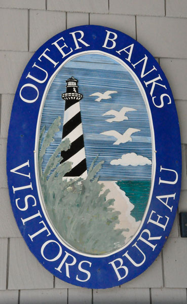 Outer Banks Visitor Center  sign